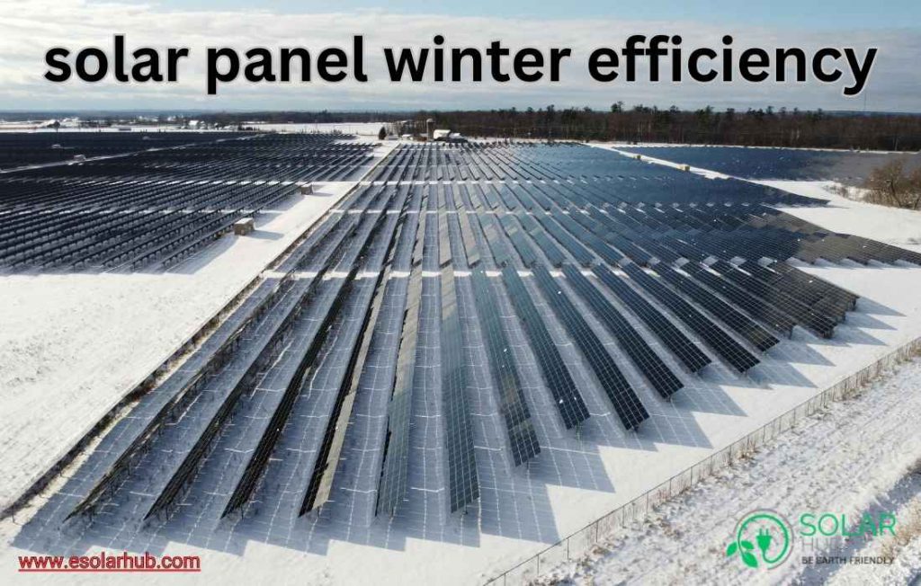 Solar Panel Winter Efficiency