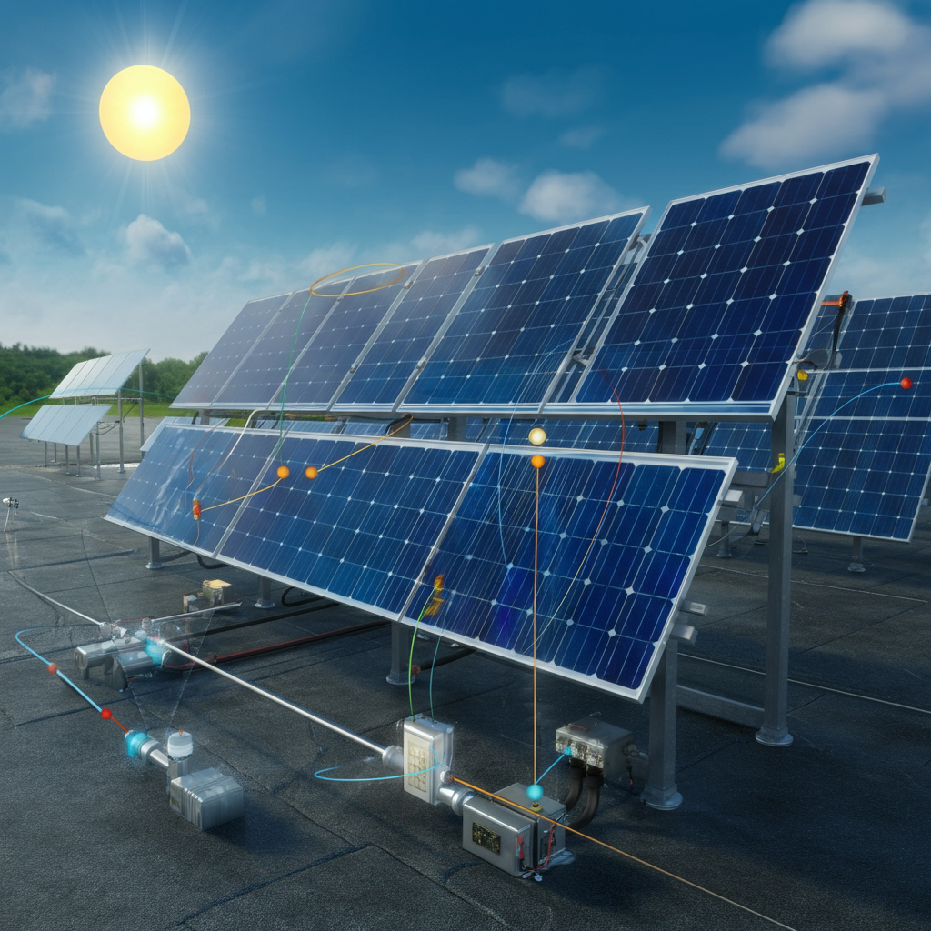 Solar Panel Setup Diagram